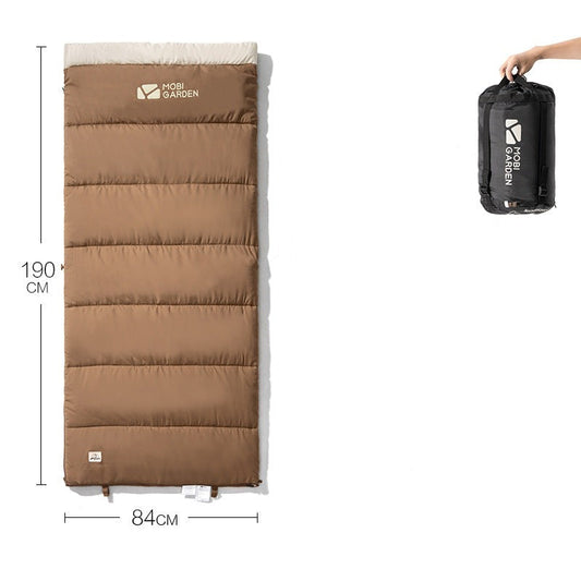 Sac de Couchage Ultraléger Exploration Brun Étanche