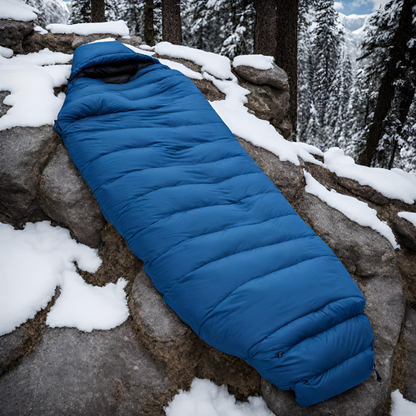 Sac de Couchage Momie Grand Froid Premium en Nylon Isolant
