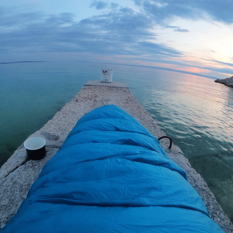 Sac de Couchage Premium Grand Froid en Duvet d'Oie et Nylon