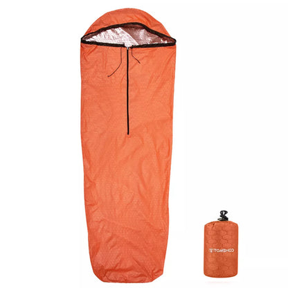 Sac de Couchage Performance Ultralight Orange (Thermique & Imperméable)