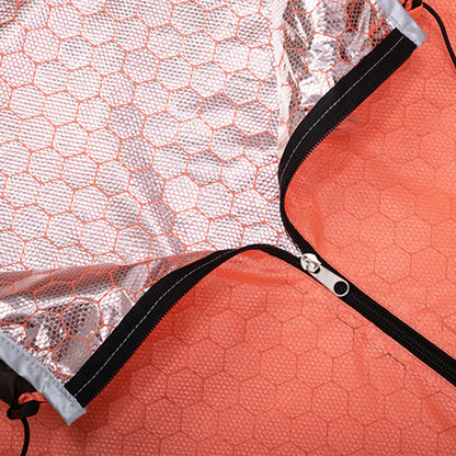 Sac de Couchage Performance Ultralight Orange (Thermique & Imperméable)